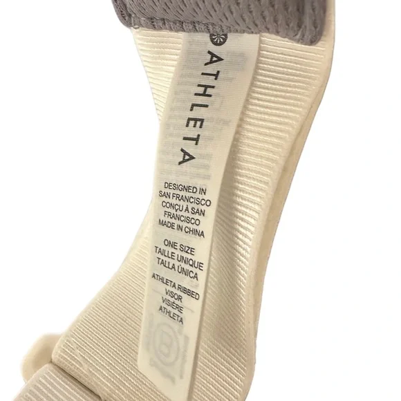 NWT Athleta Ribbed Visor - Picture 5 of 6